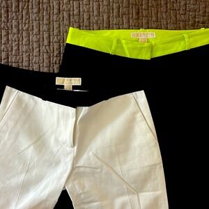 A set of two pairs of beautiful Michael kors slacks. Both fit amazing, GAN
